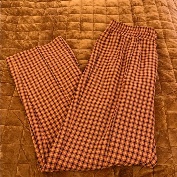 Sunday Best Plaid Pull-on Pants - Picture 1 of 5